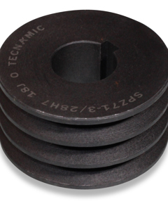 V-belt pulley SPZ-71-3-28 bore hole 28mm thread M6